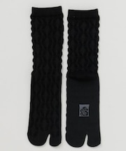 【カヤ】フロート編み七宝 足袋型靴下(23-25cm)