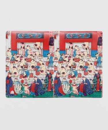 【カヤ】浮世絵パスポートカバー