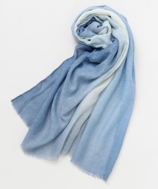 【カヤ】星々グラデーションストール