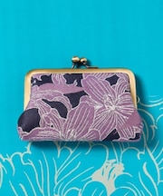 【カヤ】華やか四角がま口