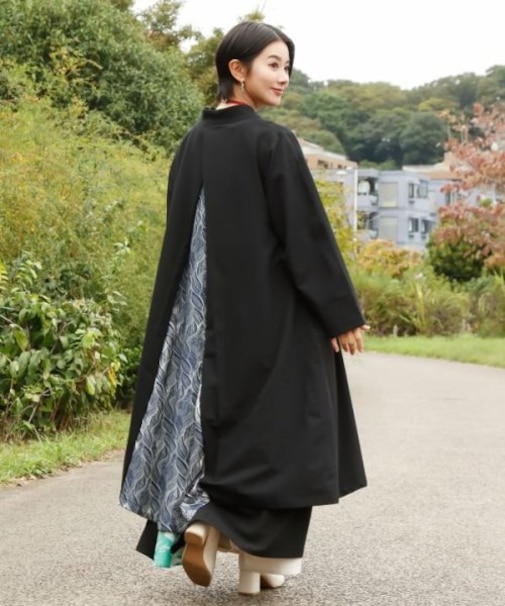 【カヤ】春霰八掛コート