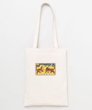 【カヤ】レトロマッチ香プリントトートバッグ