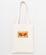 【カヤ】レトロマッチ香プリントトートバッグ