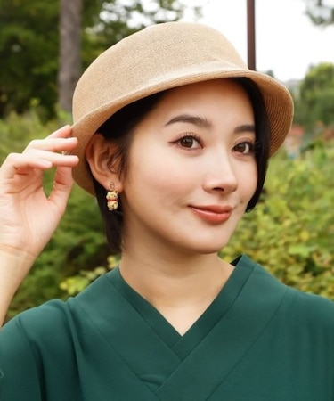 【カヤ】和モダン重ねハット