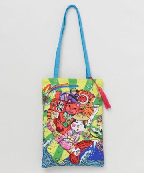 【カヤ】トートバッグ《鈴木ひょっとこ×倭物やカヤ》