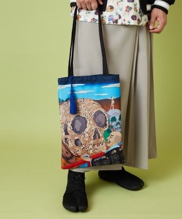 【カヤ】トートバッグ《鈴木ひょっとこ×倭物やカヤ》