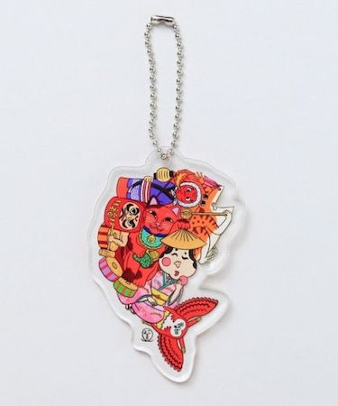 【カヤ】キーホルダー《鈴木ひょっとこ×倭物やカヤ》