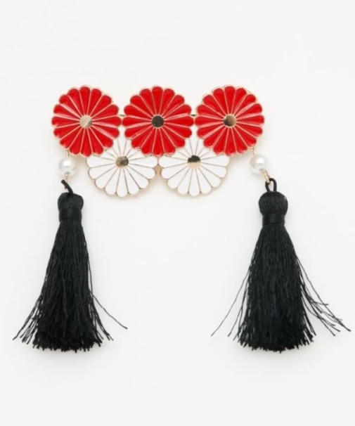 【カヤ】菊花バレッタ