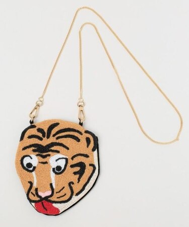 【カヤ】倭の絵ビーズミニバッグ