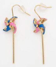 【カヤ】風車モチーフピアス