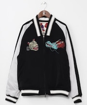 【カヤ】リバーシブルジャケットMサイズ《鈴木ひょっとこ×倭物やカヤ》