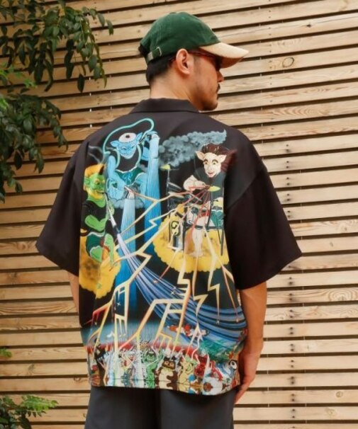 【カヤ】アロハシャツ《鈴木ひょっとこ×倭物やカヤ》