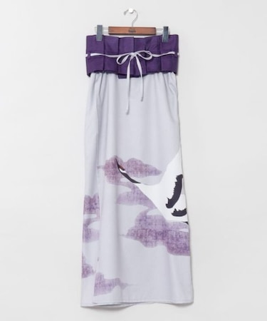 【カヤ】鶴寿帯付きスカート