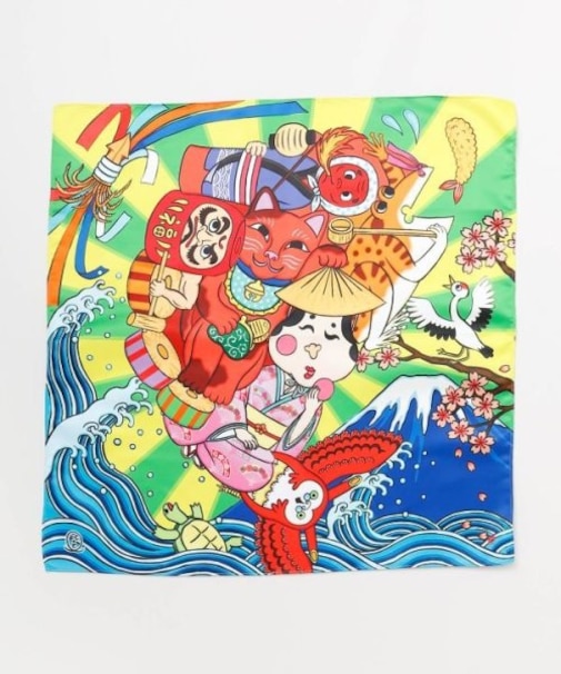 【カヤ】《鈴木ひょっとこ×倭物やカヤ》風呂敷