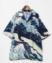 【カヤ】着る、NIPPON ART 倭の絵シャツXLサイズ