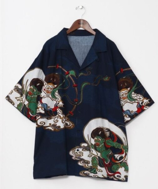 【カヤ】着る、NIPPON ART 倭の絵シャツＸＬサイズ