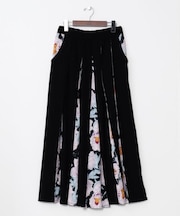 【カヤ】花便り八掛スカート