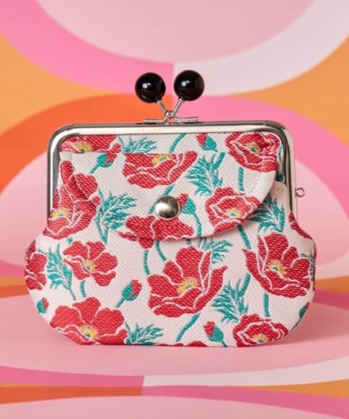 【カヤ】昭和モダン親子がま口