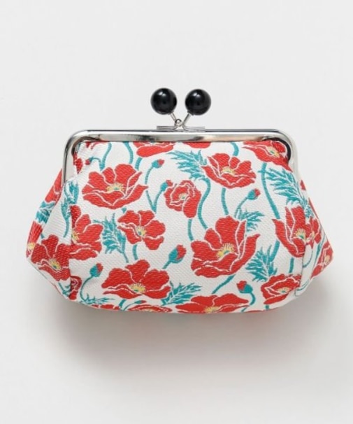 【カヤ】昭和モダン俵がま口