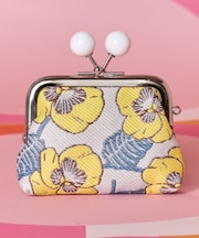 【カヤ】昭和モダン小がま口