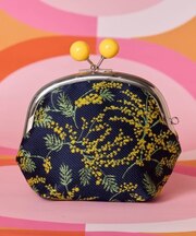 【カヤ】昭和モダンマルチがま口