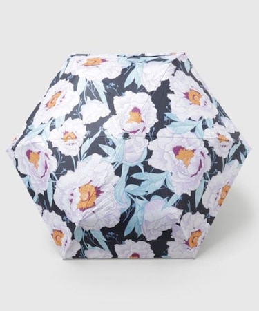 【カヤ】花便り折りたたみ日傘【晴雨兼用・遮光性99.99%】