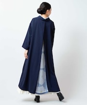 【カヤ】透かし柄八掛ワンピース