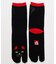 【カヤ】福猫 黒足袋型くつ下（23-25ｃｍ）