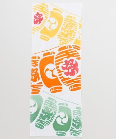 【カヤ】祭り提灯 注染手拭い