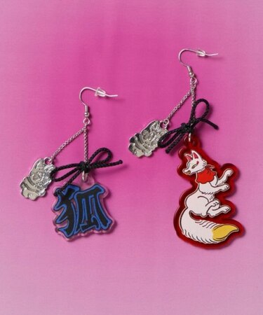 【カヤ】アクリルピアス《中村杏子×倭物やカヤ》