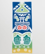 【カヤ】祭り獅子舞 注染手拭い