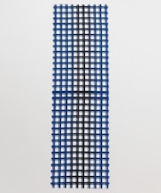 【カヤ】格子 注染長手拭い