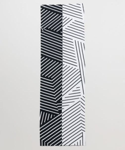 【カヤ】縞合わせ 注染長手拭い