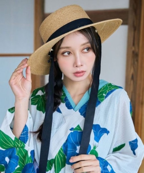 【カヤ】夏の紐ハット
