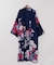【カヤ】【UVカット加工】容花（かおばな）着物風羽織