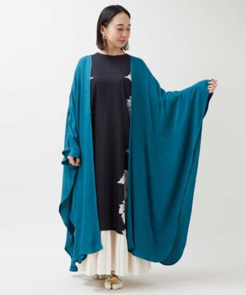 【カヤ】【UVカット加工】菊錦羽織