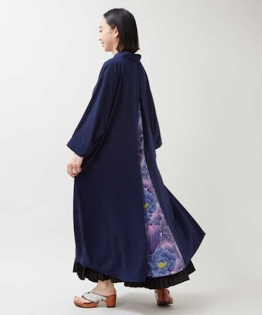 【カヤ】花時八掛ワンピース