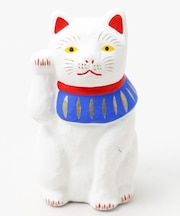 【カヤ】招き猫《陶器》