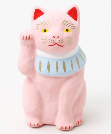 【カヤ】招き猫《陶器》