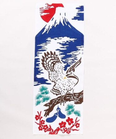 【カヤ】縁起正月手拭