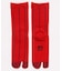 【カヤ】縞ラメ足袋靴下（23-25cm）