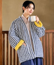 【倭物やカヤ】色衣千鳥メンズ半纏