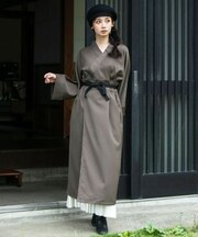 【倭物やカヤ】和の狭衣ワンピース