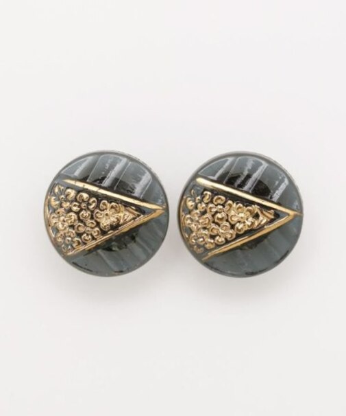 【欧州航路】チェコガラスセンピアス