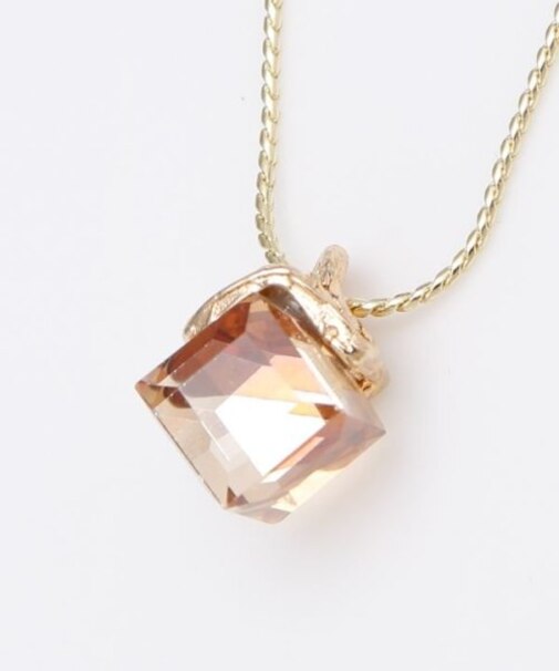 【欧州航路】チェコガラスカットガラスネックレス