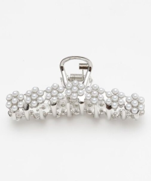 【欧州航路】フラワーガーリーパールヘアクリップ