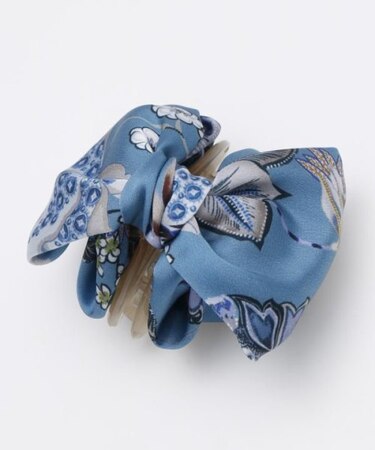 【欧州航路】【Fromイタリア】フラワスカーフヘアクリップ