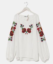 【欧州航路】ウクライナ刺繍ボレトップス