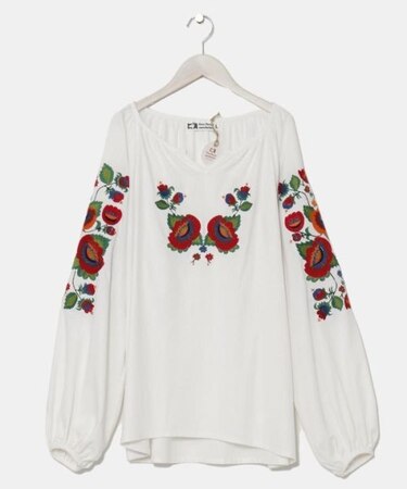 【欧州航路】ウクライナ刺繍ボレトップス