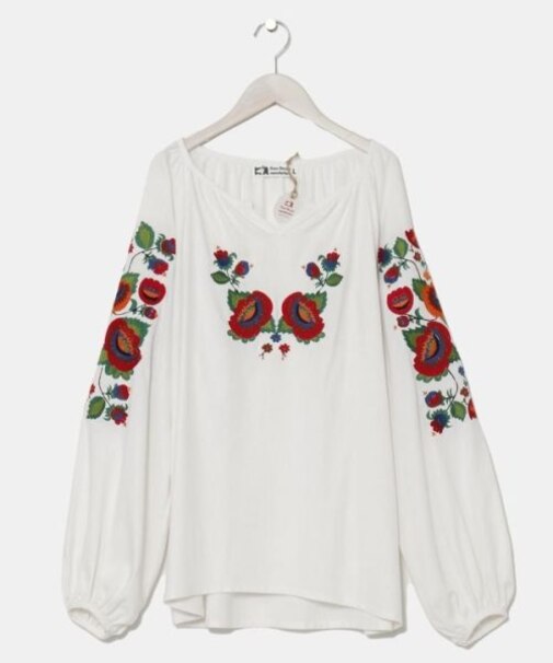 【欧州航路】ウクライナ刺繍ボレトップス